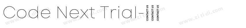 Code Next Trial字体转换